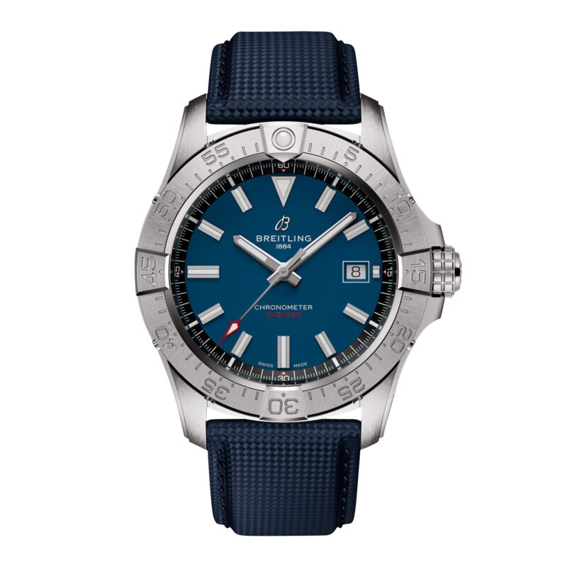 Avenger Automatic 42mm Mens Watch Blue Leather