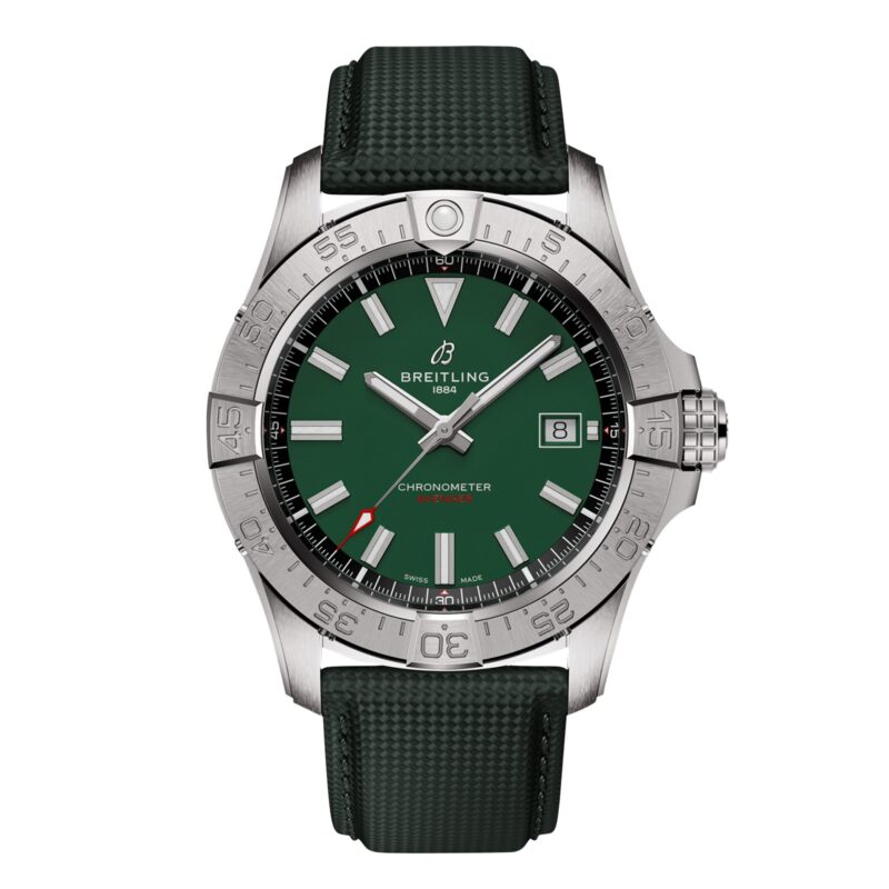 Avenger Automatic 42mm Mens Watch Green Leather