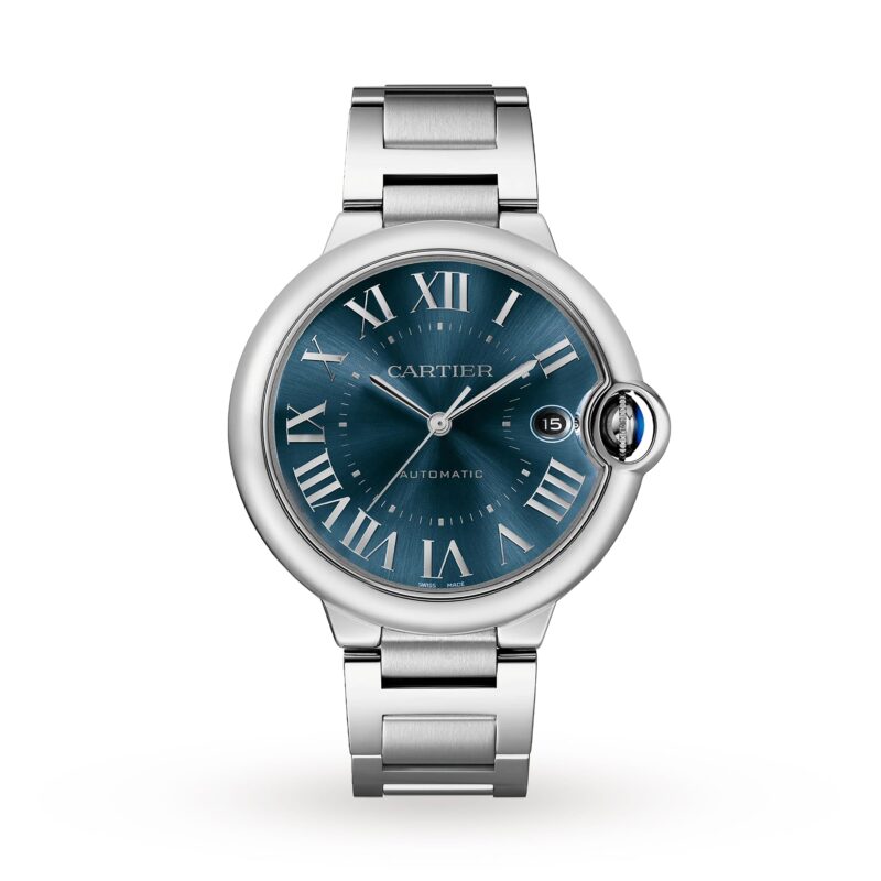 Ballon Bleu de Cartier watch 40mm, automatic movement, steel