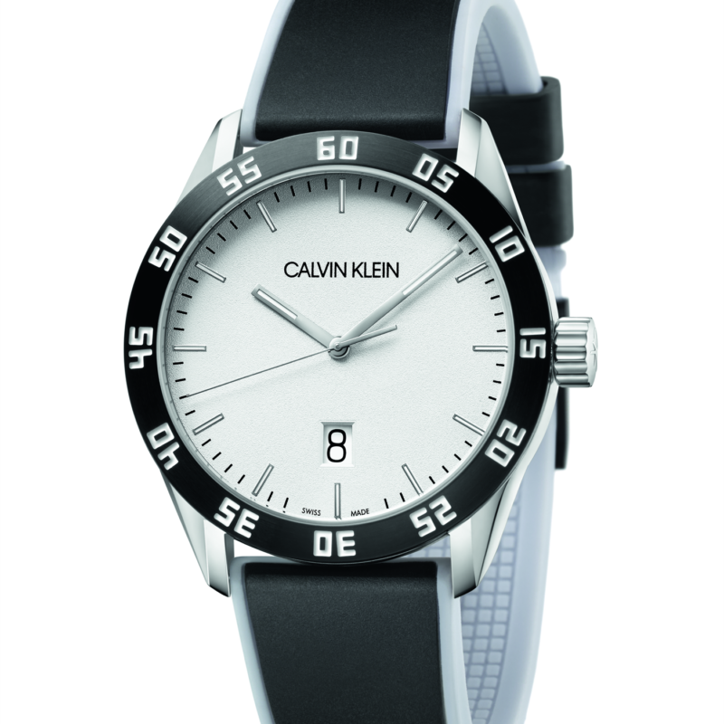 Calvin Klein Compete White Dial Men's Watch K9R31CD6