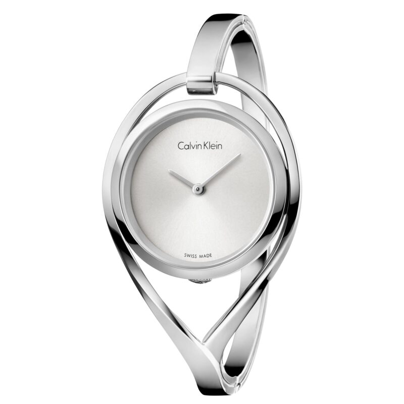 Calvin Klein Light Quartz Silver Dial Stainless Steel Bracelet Ladies Watch K6L2M116