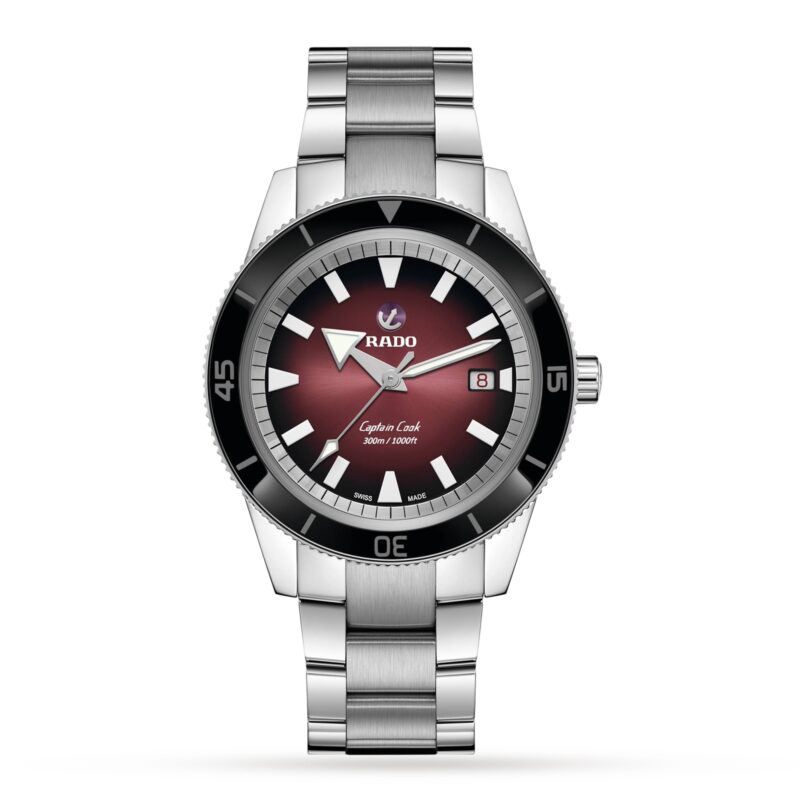 Captain Cook Red Automatic 42mm Mens Watch