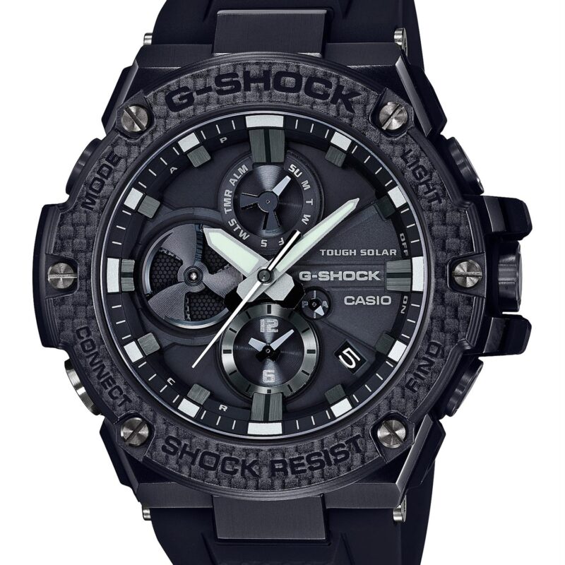 Casio G-Steel Carbon Fibre Bezel Men's Smartwatch GST-B100X-1AER
