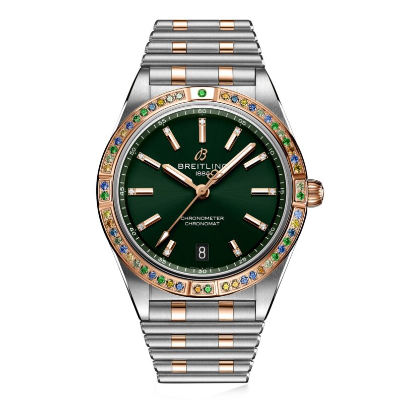 Chronomat Automatic 36 South Sea Green Stainless Steel & 18ct Rose Gold Bracelet Ladies Watch