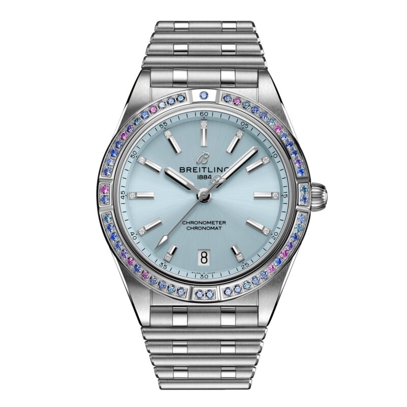 Chronomat Automatic 36 South Sea Ice Blue Stainless Steel Bracelet Ladies Watch