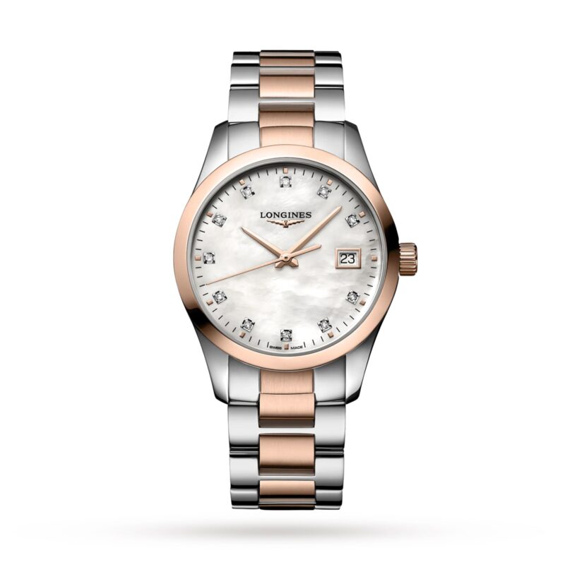 Conquest Classic 34mm Ladies Watch White