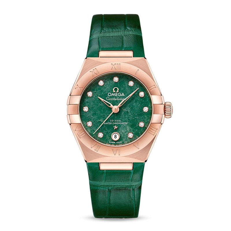 Constellation Co-Axial Master Chronometer 29mm Ladies Watch Green