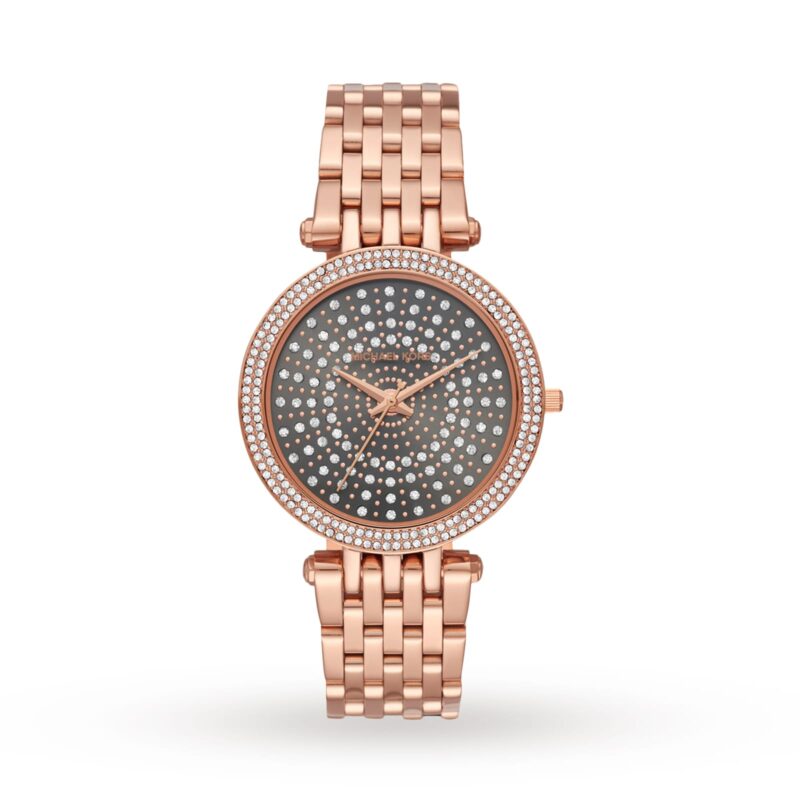 Darci Rose Gold Tone and Grey Ladies Watch