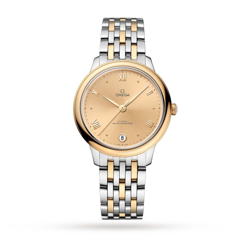 De Ville Prestige Co-Axial Master Chronometer 34mm Ladies Watch Champagne