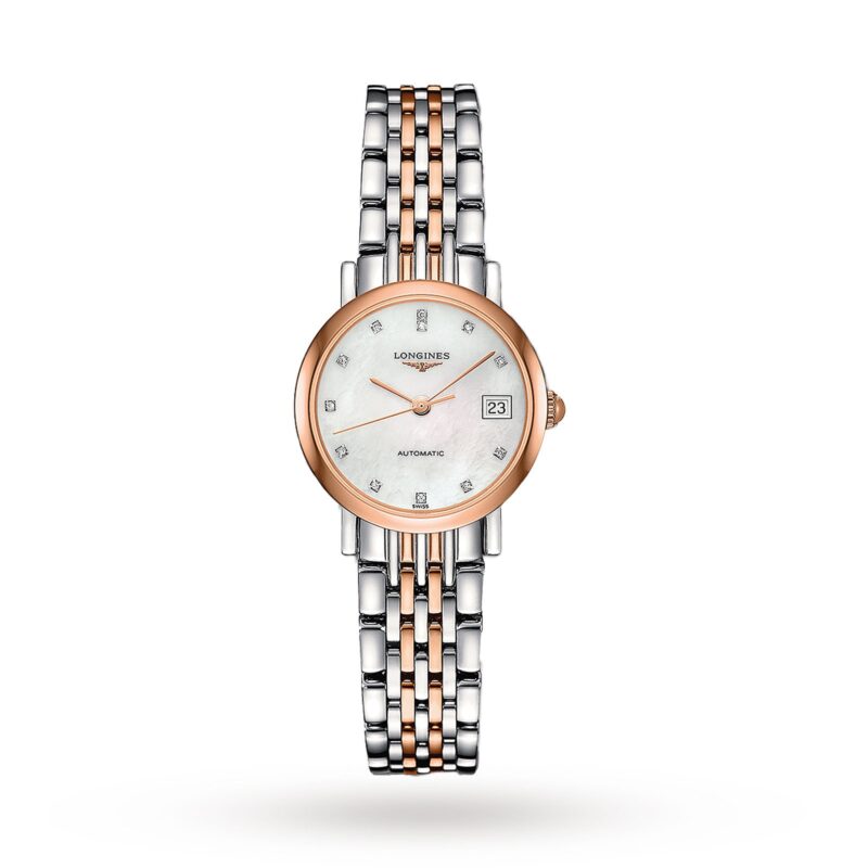 Elegant 25.5mm Diamond Automatic Ladies Watch