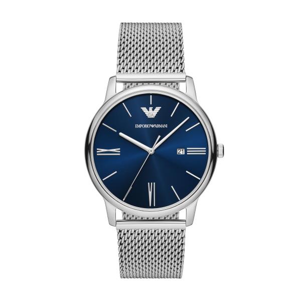 Emporio Armani Chronograph Quartz Blue Dial Steel Strap Men's Watch AR11571