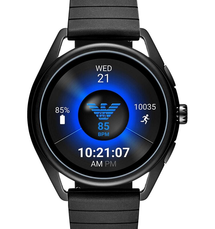 Emporio Armani Ladies Gen4 Touchscreen Rubber Strap Smartwatch ART5017