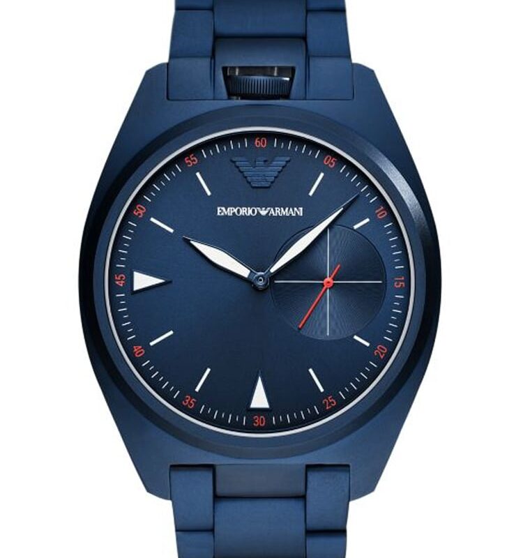 Emporio Armani Mens Blue Bracelet Watch AR11309