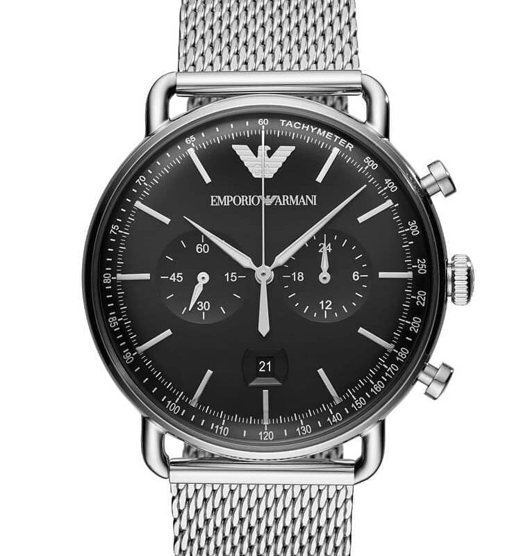 Emporio Armani Mens Chronograph Bracelet Watch AR11104