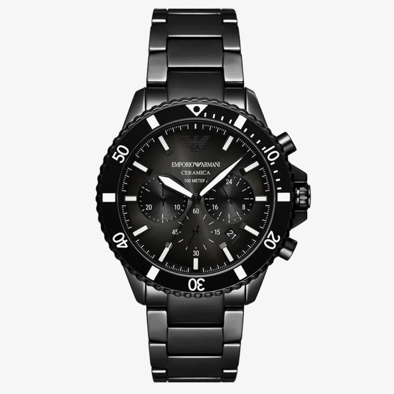 Emporio Armani Mens Diver Black Watch AR70010