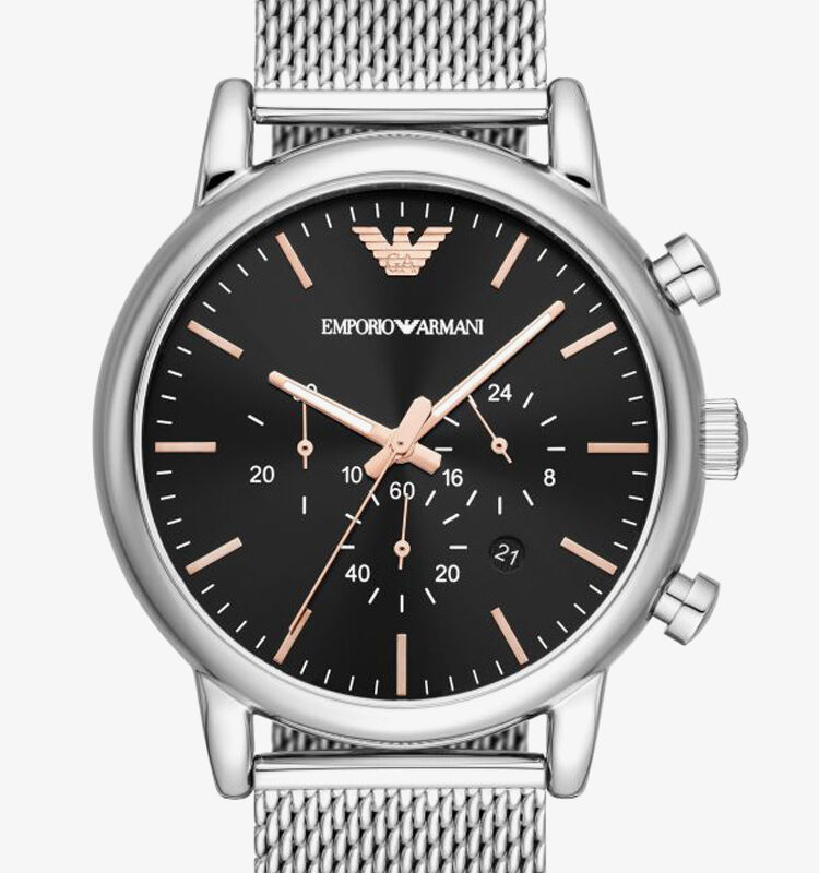 Emporio Armani Mens Luigi Chronograph Bracelet Watch AR11429