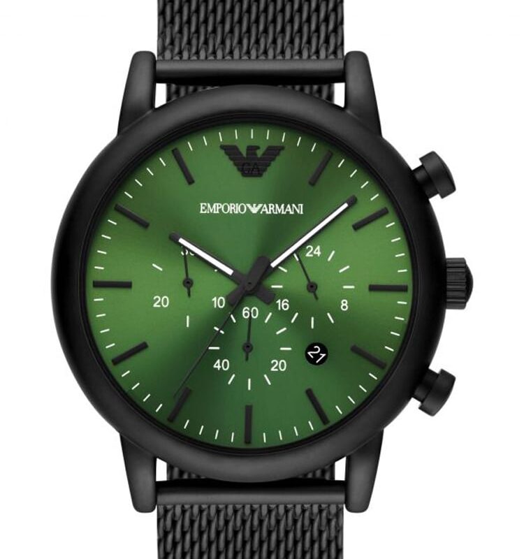 Emporio Armani Mens Luigi Chronograph Bracelet Watch AR11470