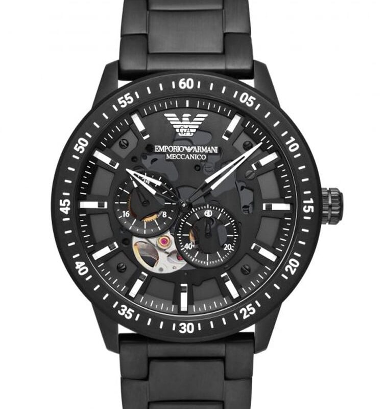 Emporio Armani Mens Mario Automatic Bracelet Watch AR60054