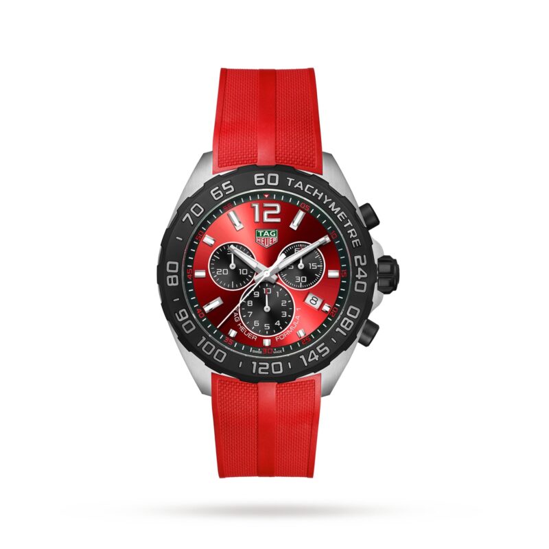 Formula 1 Chronograph 43mm Mens Watch Red