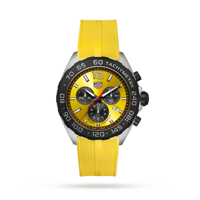 Formula 1 Chronograph 43mm Mens Watch Yellow