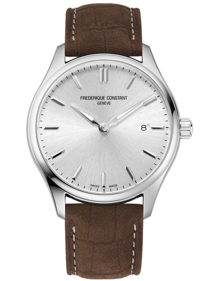 Frederique Constant Mens Classic Silver Dial Watch FC-220SS5B6