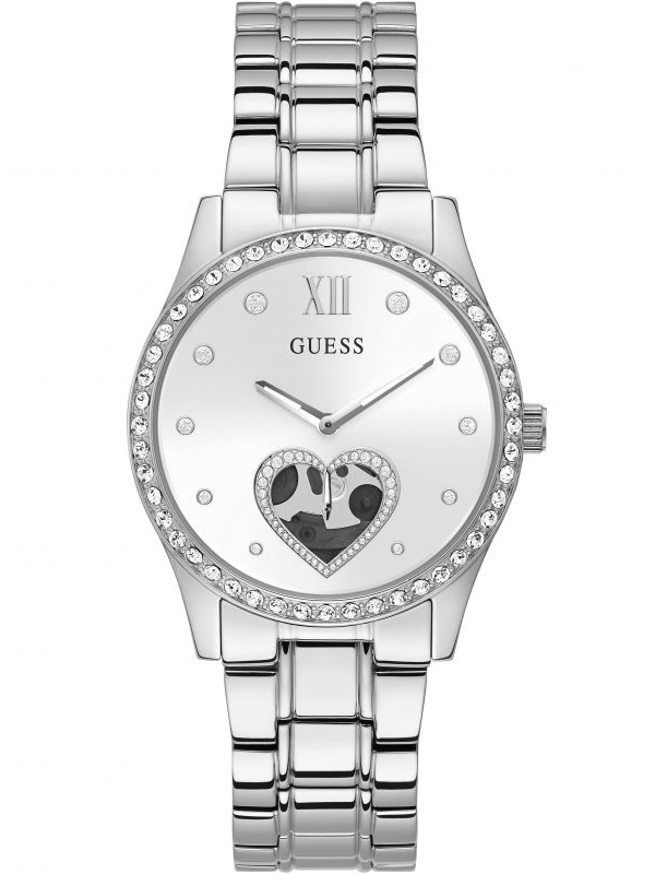 Guess Ladies Be Loved Silver Watch GW0380L1
