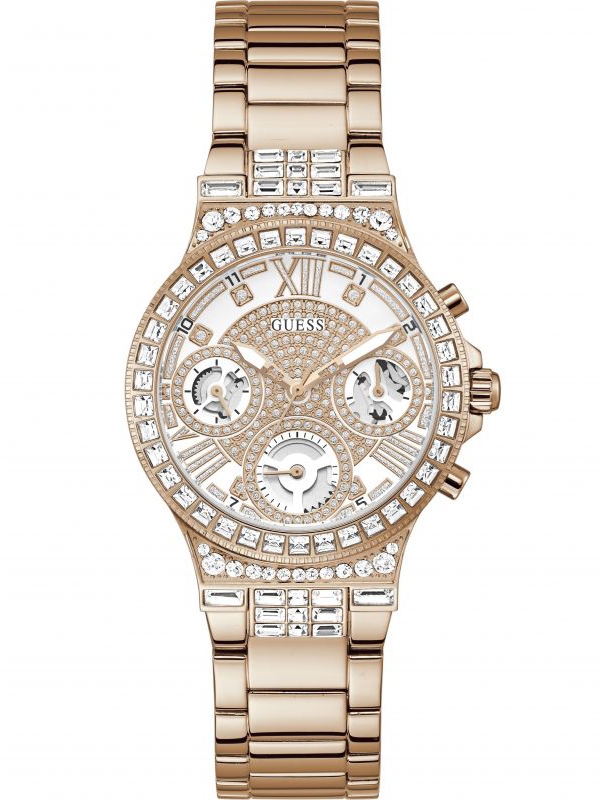 Guess Ladies Moonlight Rose Gold Plated Watch GW0320L3