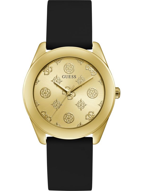 Guess Ladies Peony Gold Dial Watch GW0107L2