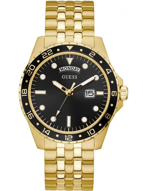 Guess Mens Comet Gold Plated Watch GW0220G4