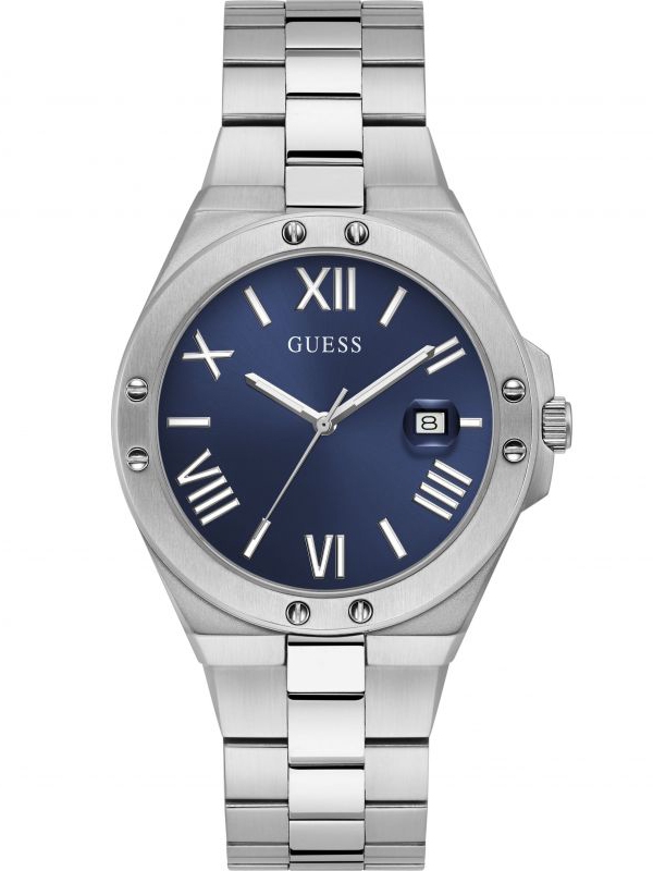 Guess Mens Perspective Navy Dial Watch GW0276G1