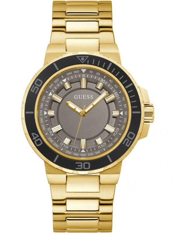 Guess Mens Track Gold Plated Watch GW0426G2