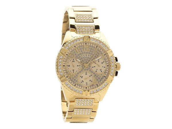 Guess W1156L2 Lady Frontier Gold Plated Stone Set Bracelet Watch - W98101