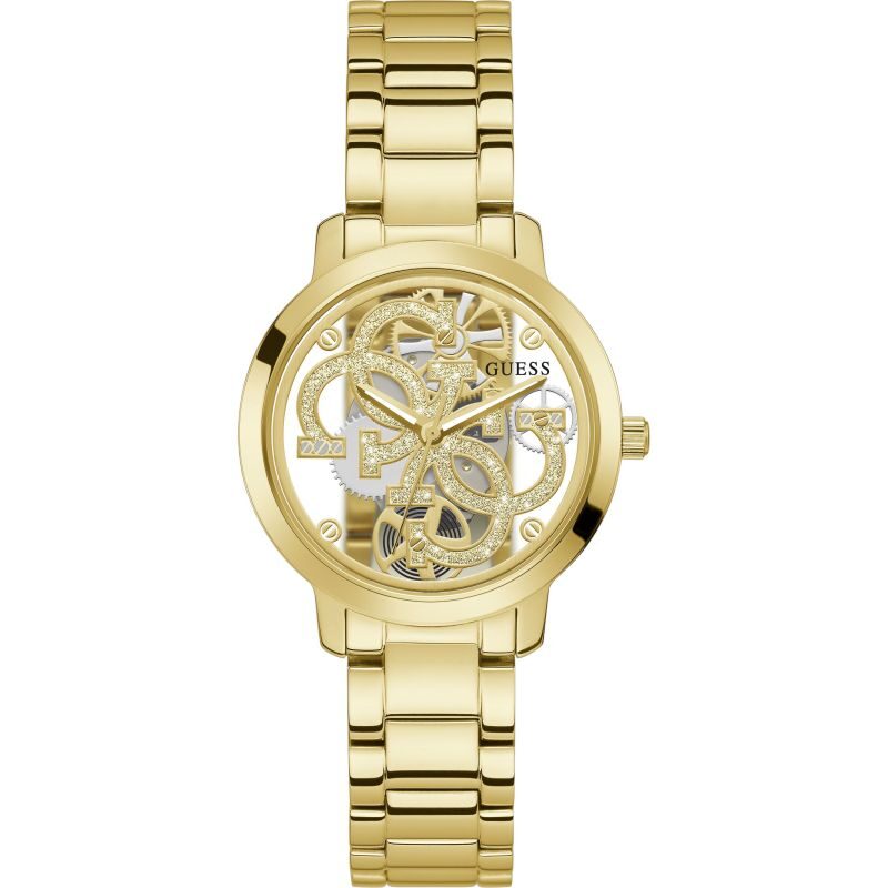 Ladies Guess Quattro Clear Watch