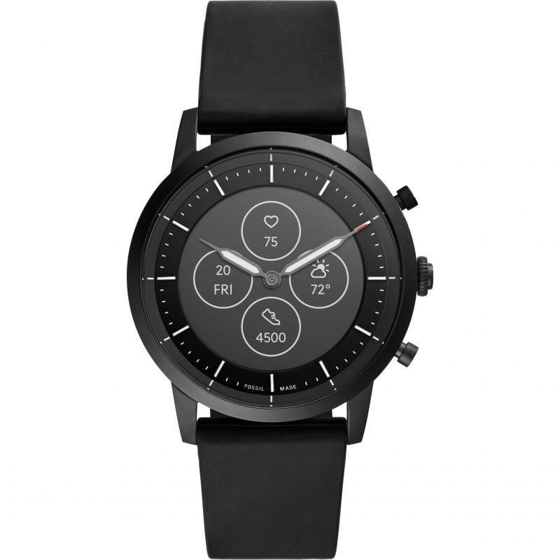Mens Fossil Smartwatches Collider Hybrid Smartwatch Hr Bluetooth Smartwatch