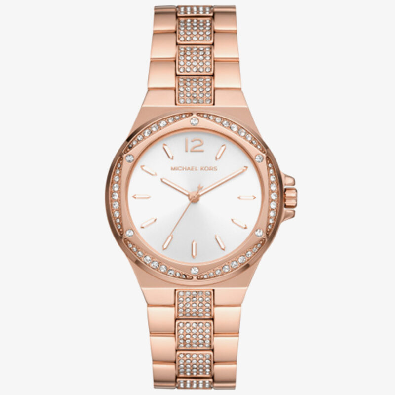 Michael Kors Ladies Lennox Rose Gold Watch MK7362