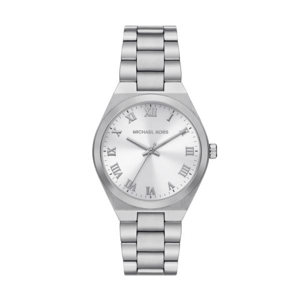 Michael Kors Lennox Silver Dial Stainless Steel Bracelet Ladies Watch MK7393