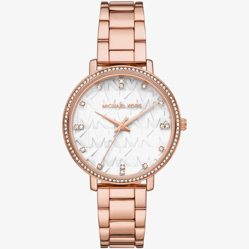 Michael Kors Pyper Ladies Rose Gold Tone Bracelet Watch MK4594