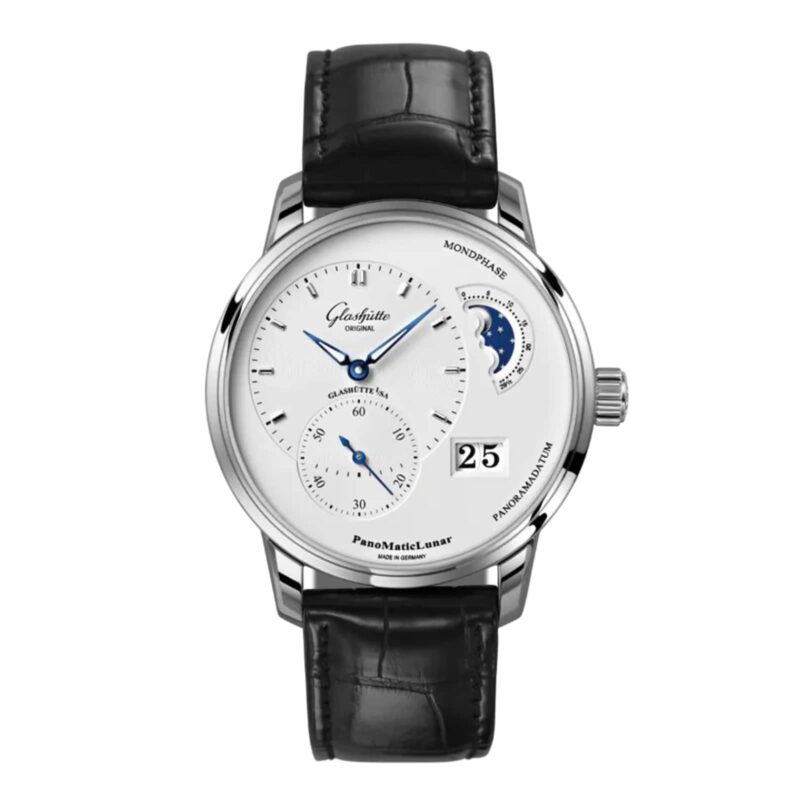 PanoMaticLunar 40mm Mens Watch White