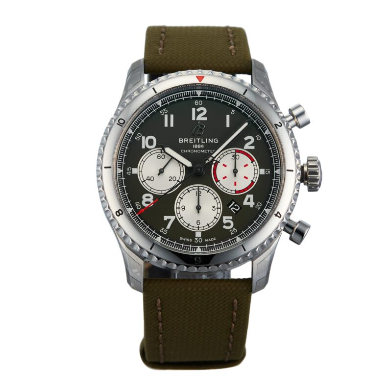 Pre-Owned Breitling Aviator 8 B01 Chronograph 43 Mens Watch AB01192A1L1X2