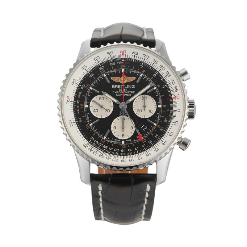 Pre-Owned Breitling Navitimer GMT 48 Mens Watch AB044121/BD24
