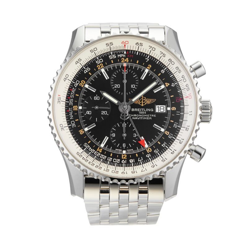 Pre-Owned Breitling Navitimer World Mens Watch A2432212/B726
