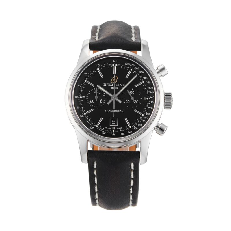 Pre-Owned Breitling Transocean Chronograph 38 Mens Watch A4131012