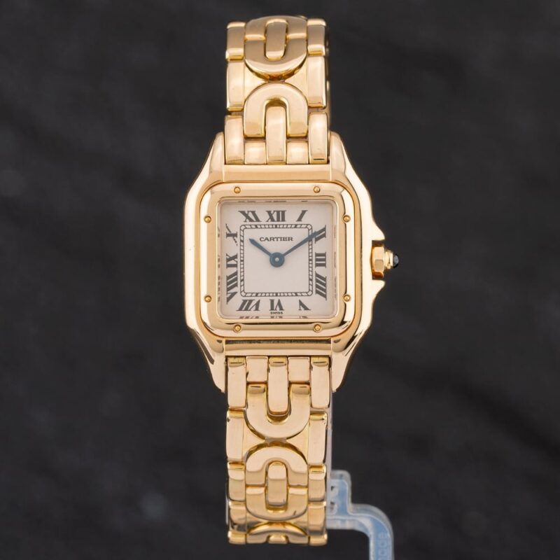 Pre-Owned Cartier Ladies 18ct Yellow Gold Panthere Quartz Watch 1070