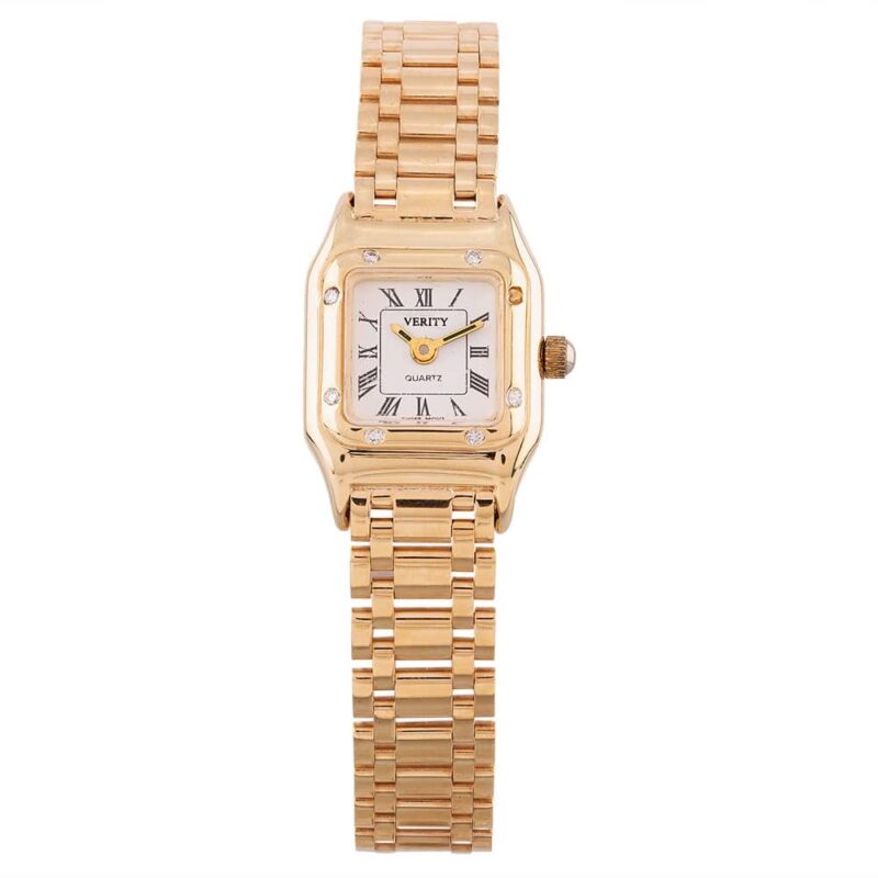 Pre-Owned Ladies Verity Gold Plated Bracelet Watch 4410146