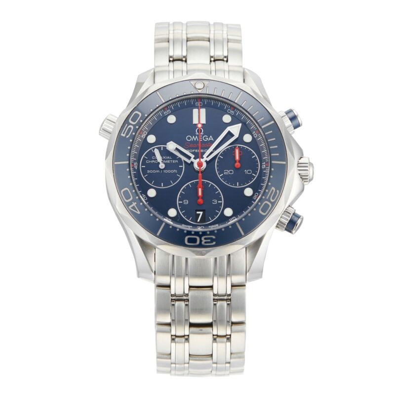 Pre-Owned Omega Seamaster Diver 300M Chronograph Mens Watch 212.30.42.50.03.001