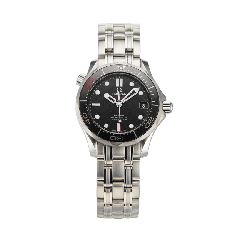 Pre-Owned Omega Seamaster Diver 300M ''James Bond 50th Anniversary'' Ladies Watch 212.30.36.20.51.001