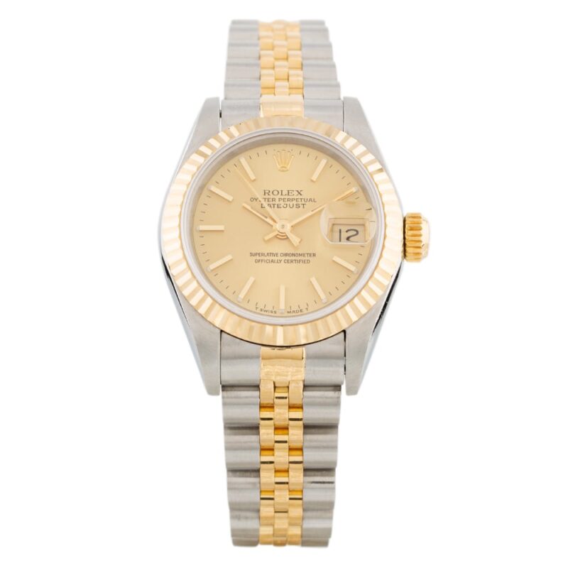 Pre-Owned Rolex Ladies Datejust Automatic Two Tone Bracelet Watch 69173