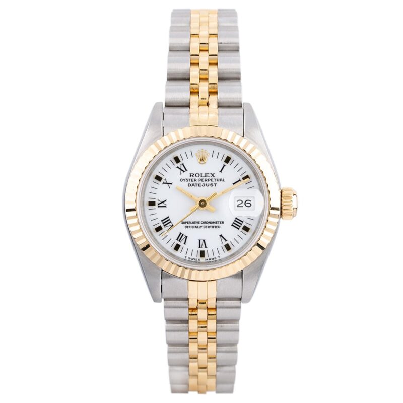 Pre-Owned Rolex Ladies Two Tone Datejust Bracelet Watch 69173
