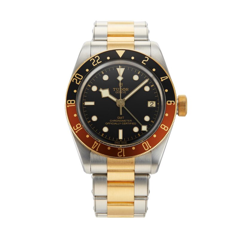 Pre-Owned Tudor Black Bay GMT S&G Mens Watch M79833MN-0001