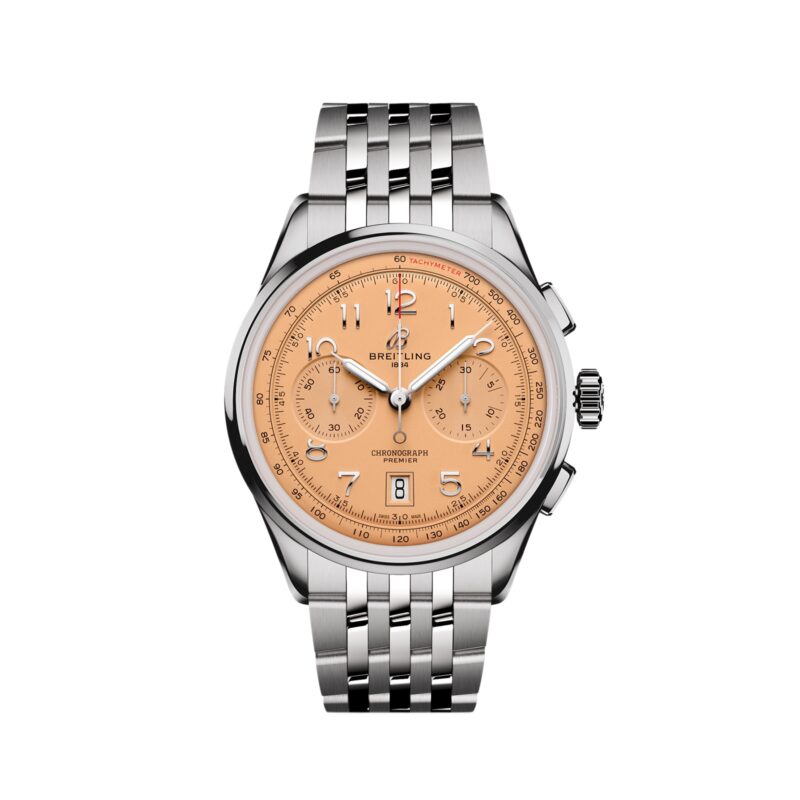 Premier B01 Chronograph 42mm Mens Watch Copper Stainless Steel